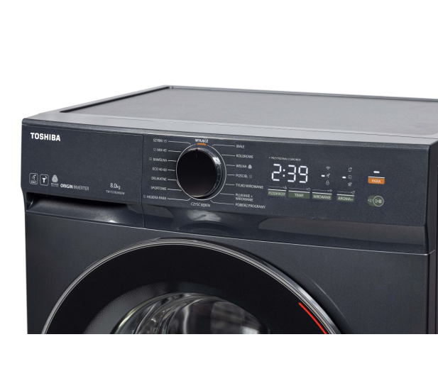 Pralka Toshiba TW-T21BU90UWPL(MG) Slim 8kg 1400obr Funkcje pary Aplikacja TSmartLife  - 1545435 - zdjęcie 5